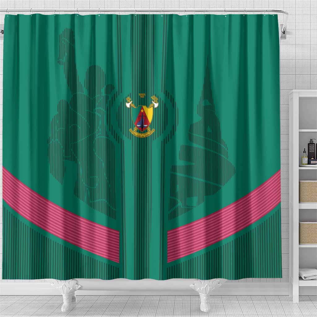 Cameroon Football Shower Curtain Waka Waka - This Time For Africa