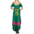 Custom Cameroon Football Summer Maxi Dress Waka Waka - This Time For Africa
