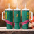 Custom Cameroon Football Tumbler With Handle Waka Waka - This Time For Africa