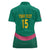 Custom Cameroon Football Women Polo Shirt Waka Waka - This Time For Africa