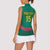 Custom Cameroon Football Women Sleeveless Polo Shirt Waka Waka - This Time For Africa