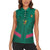 Custom Cameroon Football Women Sleeveless Polo Shirt Waka Waka - This Time For Africa