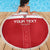 Custom Egypt Football Beach Blanket Yalla Yalla Pharaohs - Red Ver