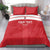 Custom Egypt Football Bedding Set Yalla Yalla Pharaohs - Red Ver