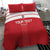 Custom Egypt Football Bedding Set Yalla Yalla Pharaohs - Red Ver