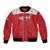 Custom Egypt Football Bomber Jacket Yalla Yalla Pharaohs - Red Ver