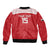 Custom Egypt Football Bomber Jacket Yalla Yalla Pharaohs - Red Ver