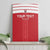 Custom Egypt Football Canvas Wall Art Yalla Yalla Pharaohs - Red Ver