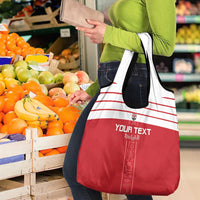 Custom Egypt Football Grocery Bag Yalla Yalla Pharaohs - Red Ver