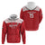 Custom Egypt Football Hoodie Yalla Yalla Pharaohs - Red Ver