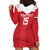 Custom Egypt Football Hoodie Dress Yalla Yalla Pharaohs - Red Ver