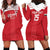 Custom Egypt Football Hoodie Dress Yalla Yalla Pharaohs - Red Ver