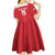 Custom Egypt Football Kid Short Sleeve Dress Yalla Yalla Pharaohs - Red Ver