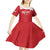 Custom Egypt Football Kid Short Sleeve Dress Yalla Yalla Pharaohs - Red Ver