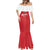 Custom Egypt Football Mermaid Dress Yalla Yalla Pharaohs - Red Ver