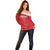 Custom Egypt Football Off Shoulder Sweater Yalla Yalla Pharaohs - Red Ver