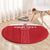 Custom Egypt Football Round Carpet Yalla Yalla Pharaohs - Red Ver