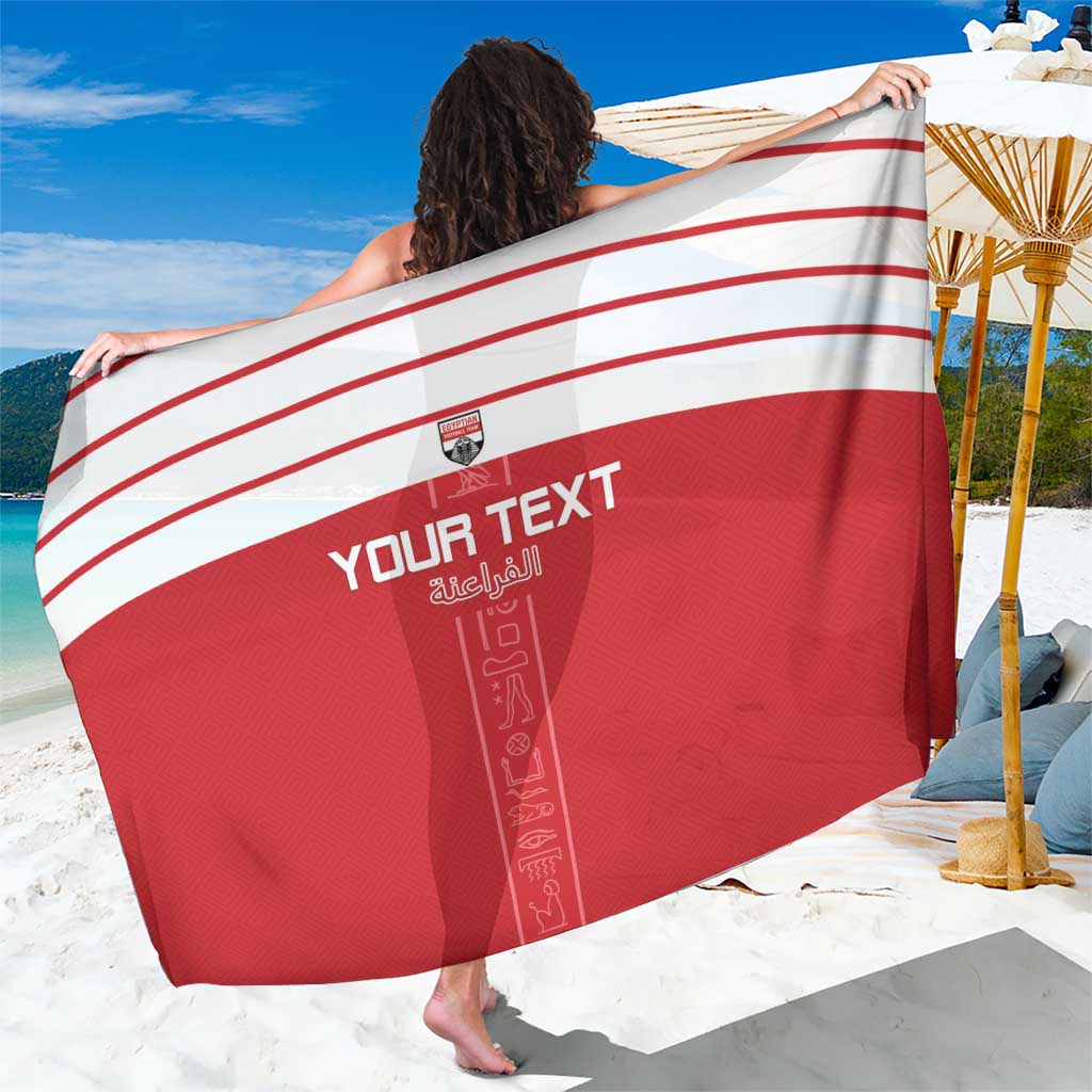 Custom Egypt Football Sarong Yalla Yalla Pharaohs - Red Ver