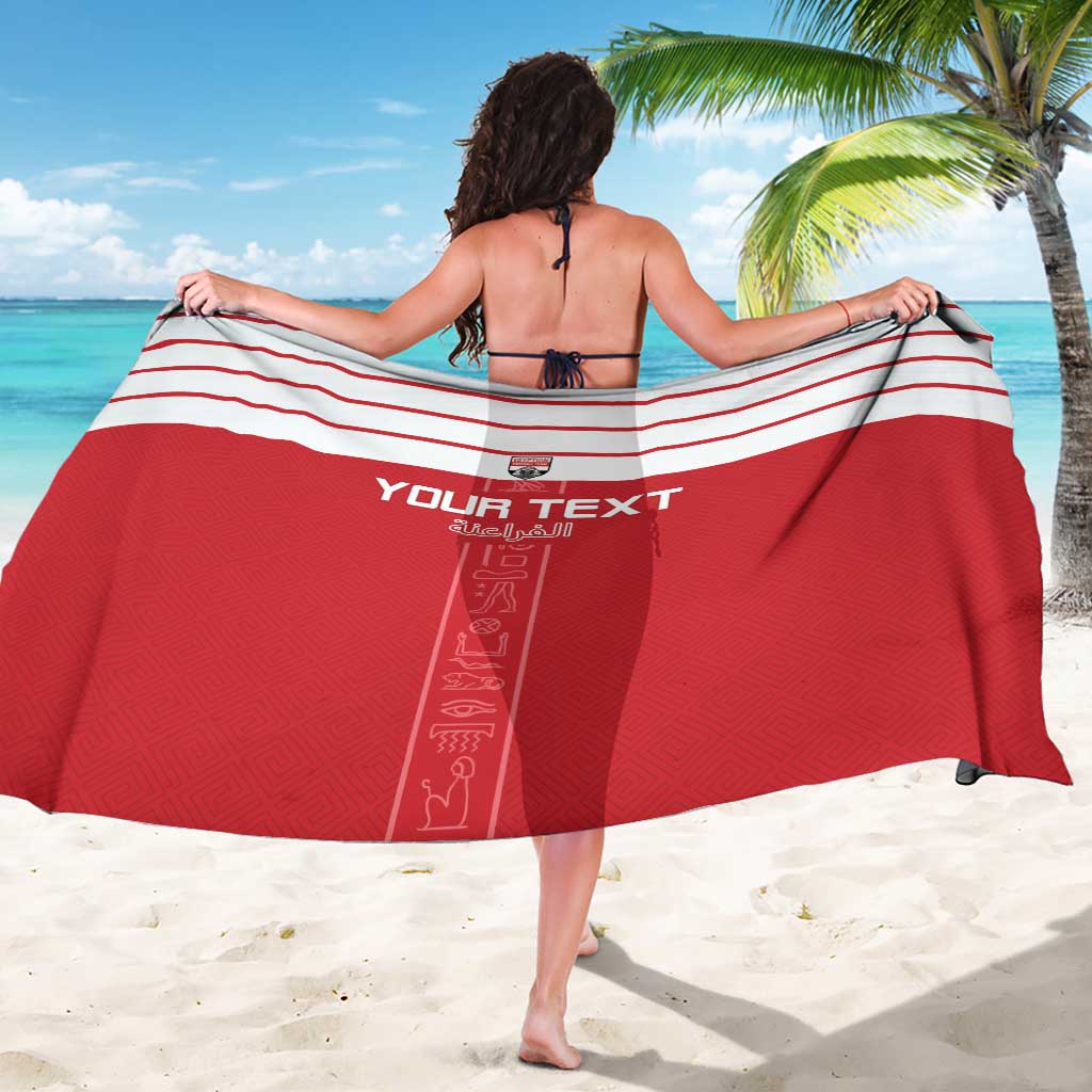Custom Egypt Football Sarong Yalla Yalla Pharaohs - Red Ver