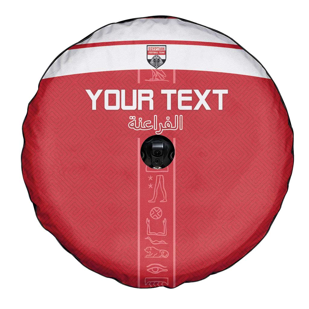 Custom Egypt Football Spare Tire Cover Yalla Yalla Pharaohs - Red Ver