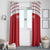 Custom Egypt Football Window Curtain Yalla Yalla Pharaohs - Red Ver