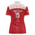 Custom Egypt Football Women Polo Shirt Yalla Yalla Pharaohs - Red Ver