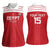 Custom Egypt Football Women Sleeveless Polo Shirt Yalla Yalla Pharaohs - Red Ver