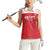 Custom Egypt Football Women Sleeveless Polo Shirt Yalla Yalla Pharaohs - Red Ver