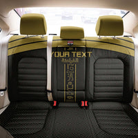 Custom Egypt Football Back Car Seat Cover Yalla Yalla Pharaohs - Black Ver