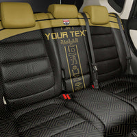 Custom Egypt Football Back Car Seat Cover Yalla Yalla Pharaohs - Black Ver