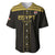 Custom Egypt Football Baseball Jersey Yalla Yalla Pharaohs - Black Ver