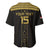 Custom Egypt Football Baseball Jersey Yalla Yalla Pharaohs - Black Ver