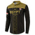 Custom Egypt Football Button Sweatshirt Yalla Yalla Pharaohs - Black Ver