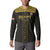 Custom Egypt Football Button Sweatshirt Yalla Yalla Pharaohs - Black Ver