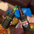 Custom Egypt Football 4 in 1 Can Cooler Tumbler Yalla Yalla Pharaohs - Black Ver