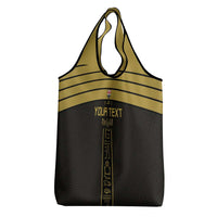 Custom Egypt Football Grocery Bag Yalla Yalla Pharaohs - Black Ver