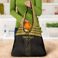 Custom Egypt Football Grocery Bag Yalla Yalla Pharaohs - Black Ver