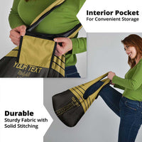 Custom Egypt Football Grocery Bag Yalla Yalla Pharaohs - Black Ver