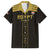 Custom Egypt Football Hawaiian Shirt Yalla Yalla Pharaohs - Black Ver