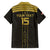 Custom Egypt Football Hawaiian Shirt Yalla Yalla Pharaohs - Black Ver