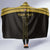 Custom Egypt Football Hooded Blanket Yalla Yalla Pharaohs - Black Ver