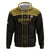 Custom Egypt Football Hoodie Yalla Yalla Pharaohs - Black Ver