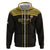 Custom Egypt Football Hoodie Yalla Yalla Pharaohs - Black Ver