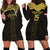 Custom Egypt Football Hoodie Dress Yalla Yalla Pharaohs - Black Ver