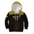 Custom Egypt Football Kid Hoodie Yalla Yalla Pharaohs - Black Ver