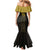 Custom Egypt Football Mermaid Dress Yalla Yalla Pharaohs - Black Ver