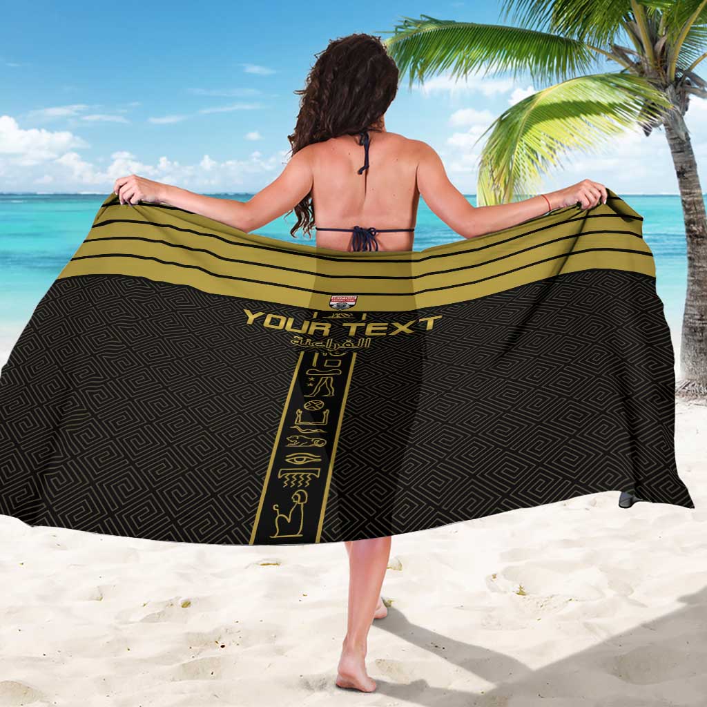 Custom Egypt Football Sarong Yalla Yalla Pharaohs - Black Ver