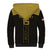 Custom Egypt Football Sherpa Hoodie Yalla Yalla Pharaohs - Black Ver