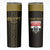 Custom Egypt Football Skinny Tumbler Yalla Yalla Pharaohs - Black Ver