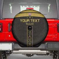 Custom Egypt Football Spare Tire Cover Yalla Yalla Pharaohs - Black Ver